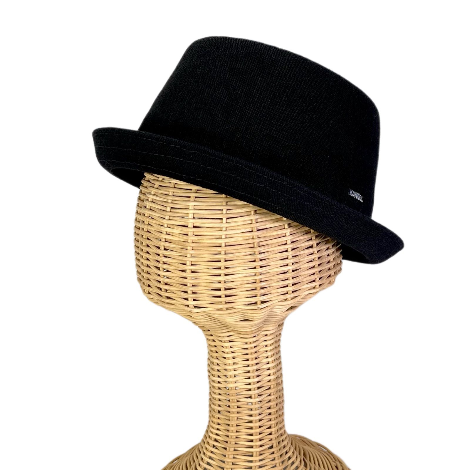 激安大特価！ ウール素材 SALE‼️KANGOL ポークパイハット XLサイズ Black 帽子