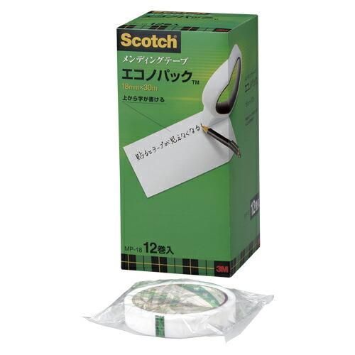 スリーエム メンディングテープエコノパック １２巻入MP-18※沖縄および離島への発送不可です※