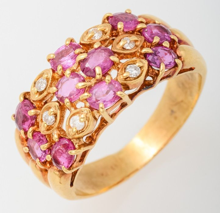 K18 ルビー ダイヤモンド リング 品番c24-227