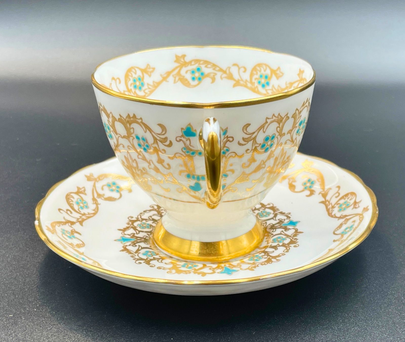 専用 中国清時代 青花花鳥図大皿 直径26.4㎝ 東Y7-0903⭐︎2F