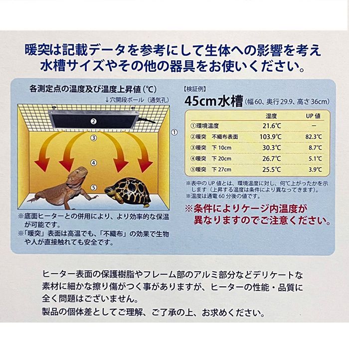 レップジャパン 暖突 (だんとつ) Sサイズ 爬虫類用品 保温器具 パネル