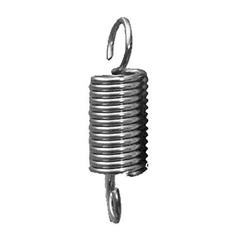 06. 50mm (5本)引きバネ1x6x50(線径1mm x 外径6mm 自然長50mm、ステンレス鋼線SUS304、ばね定数約1.69N/mm) sp304-10-06-050