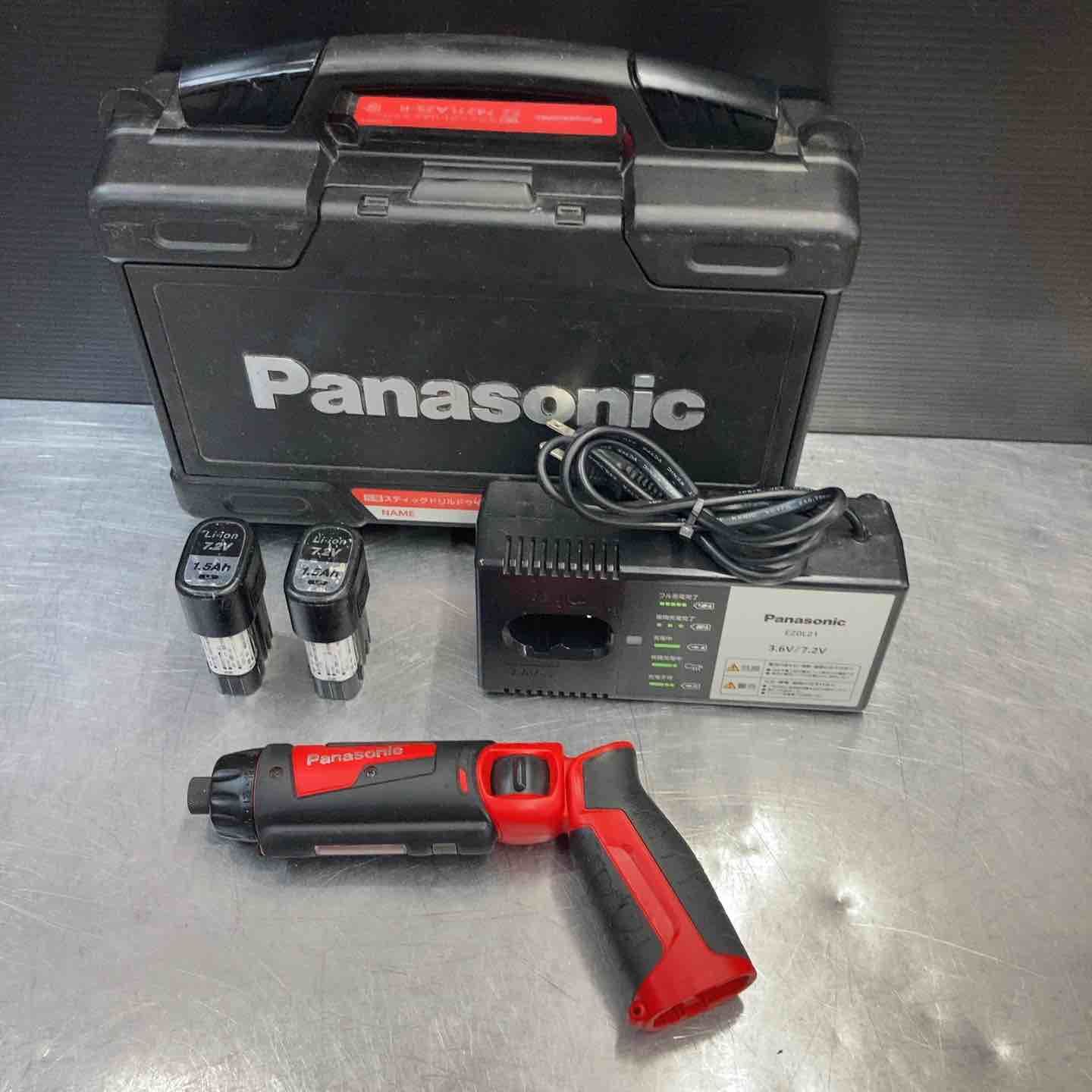品 パナソニック Panasonic 7.2Vコードレスペンスティック ドリルドライバー EZ7421LA2S-R フルセット 東大和店