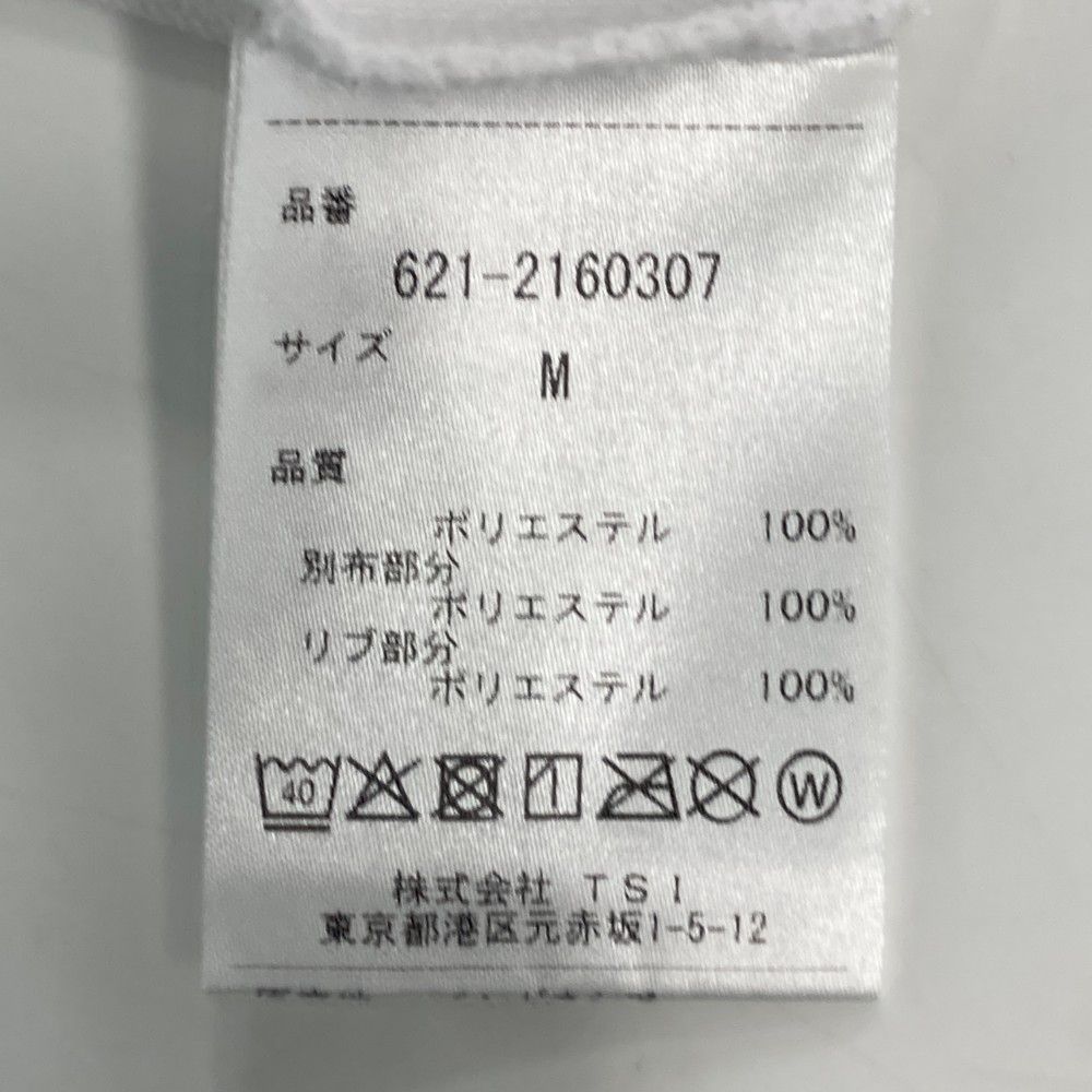 サイズ：M PING ピン 621-2160307 半袖ポロシャツ ホワイト系