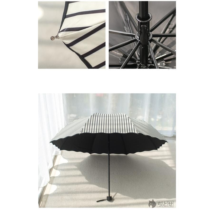新品未使用✨ サンバリア　SUNBARRIER バイカラー　折りたたみ　日傘 サンバリア 日傘 晴雨兼用 3つ折り 自動型 軽量 UVカット