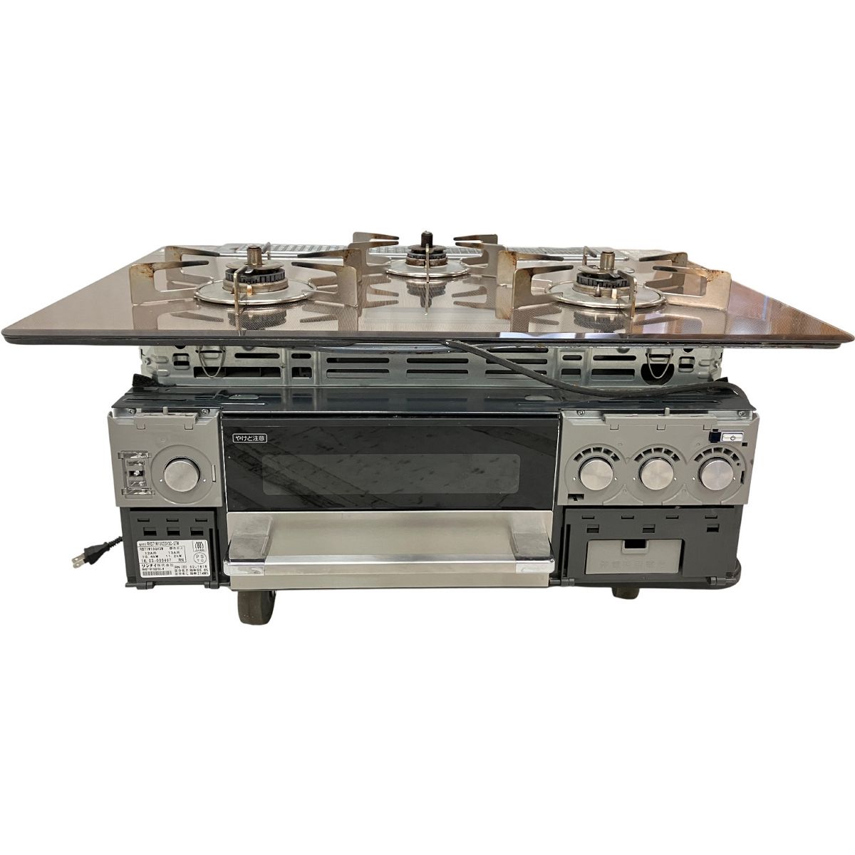 Rinnai リンナイ デリシア RHS71W15G23V3C-STW 2015年製 都市ガス 3口 ビルトイン ガスコンロ H10397275
