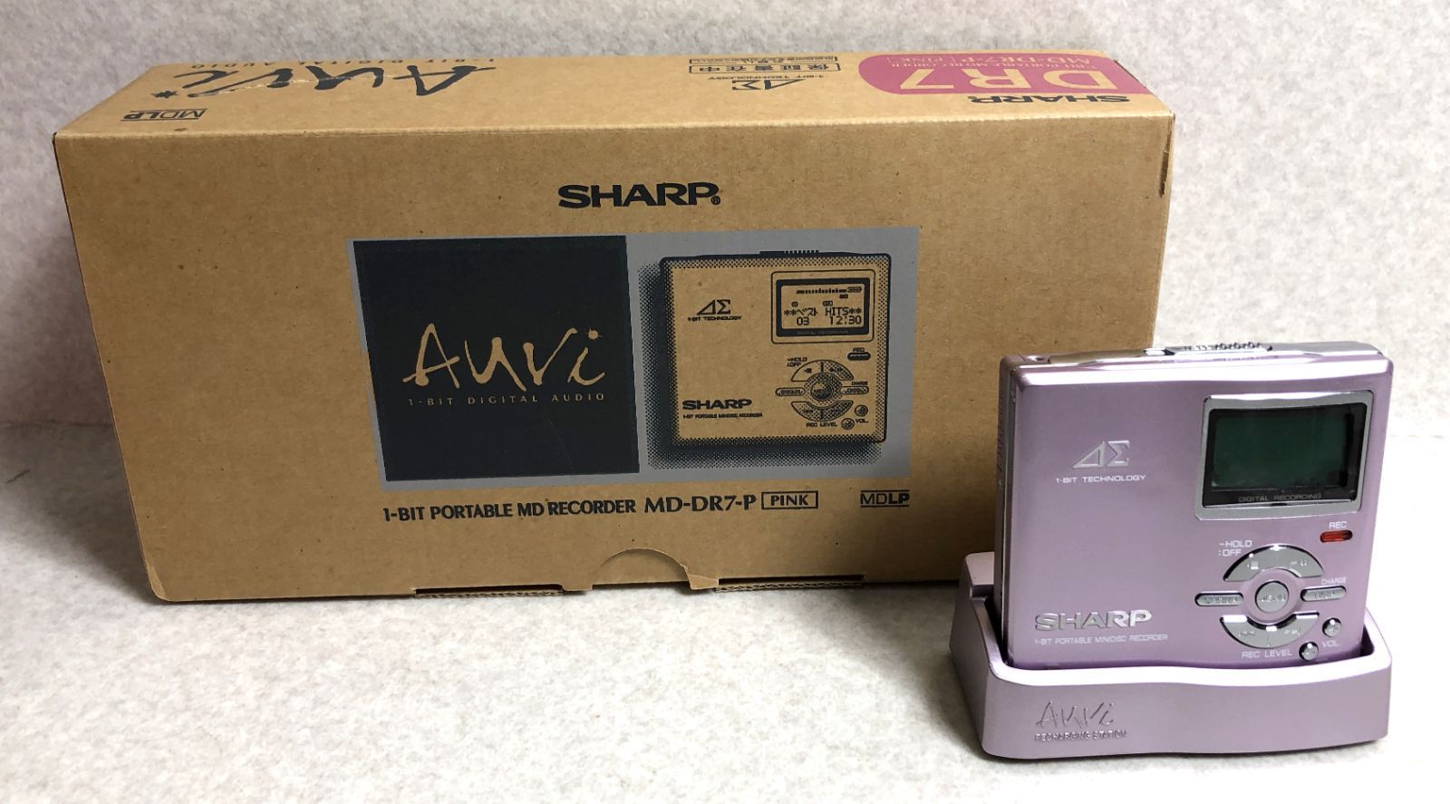 SHARP シャープ MD-DR7-P (ピンク) MDレコーダー MDLP対応 （MD録音
