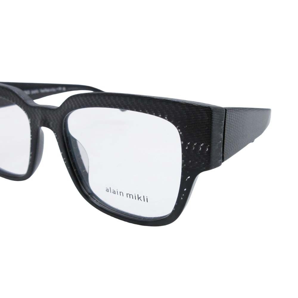 新品同様 alain mikli アランミクリ NEW POINTILLE BLACK ビック  