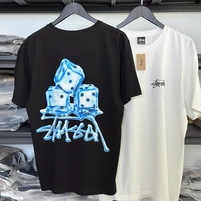 stussy Tシャツ　夏服 ステューシー tシャツ ペアお揃い stussy半袖 おしゃれ 夏