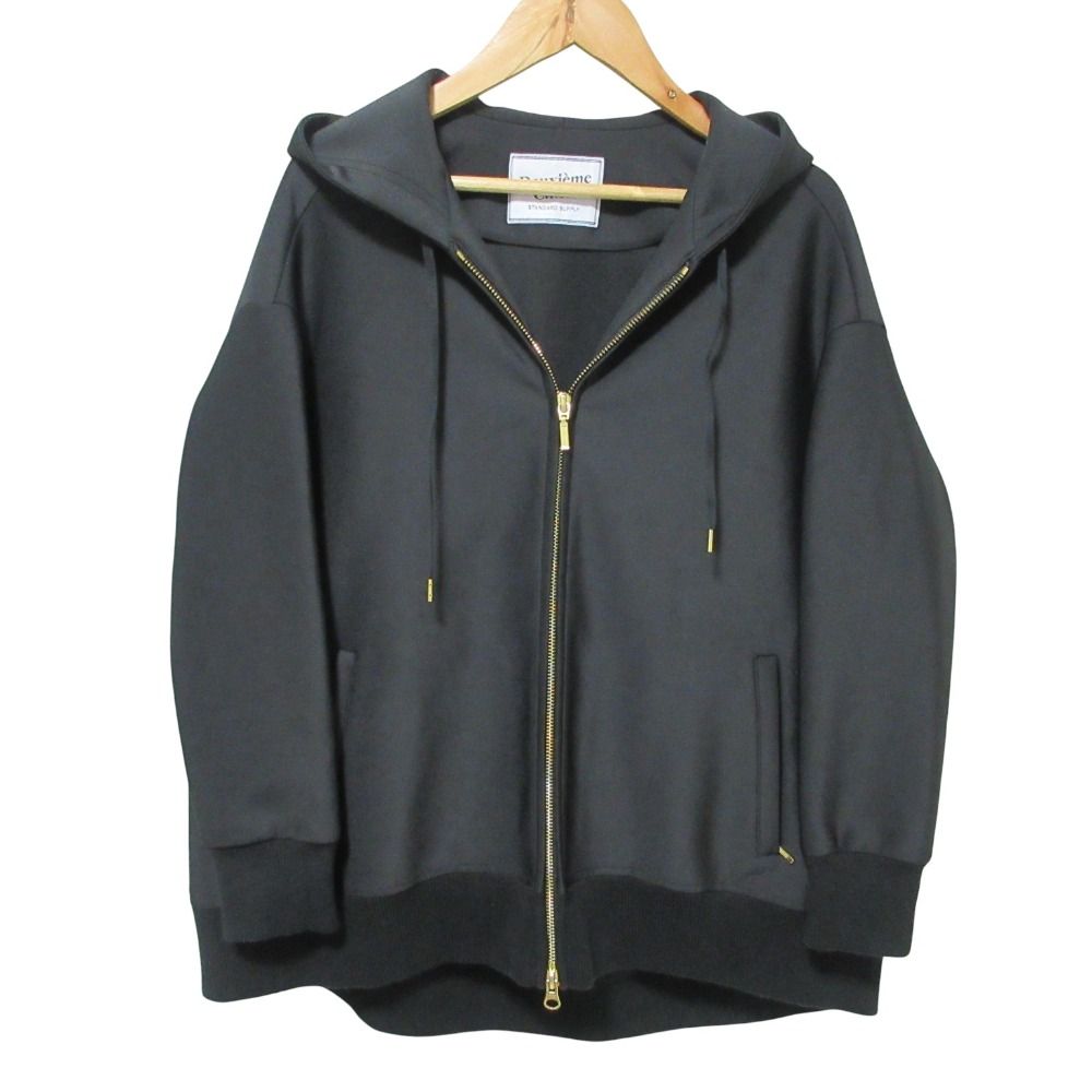 美品 Deuxieme Classe ドゥーズィエムクラス ジャージー ジップ