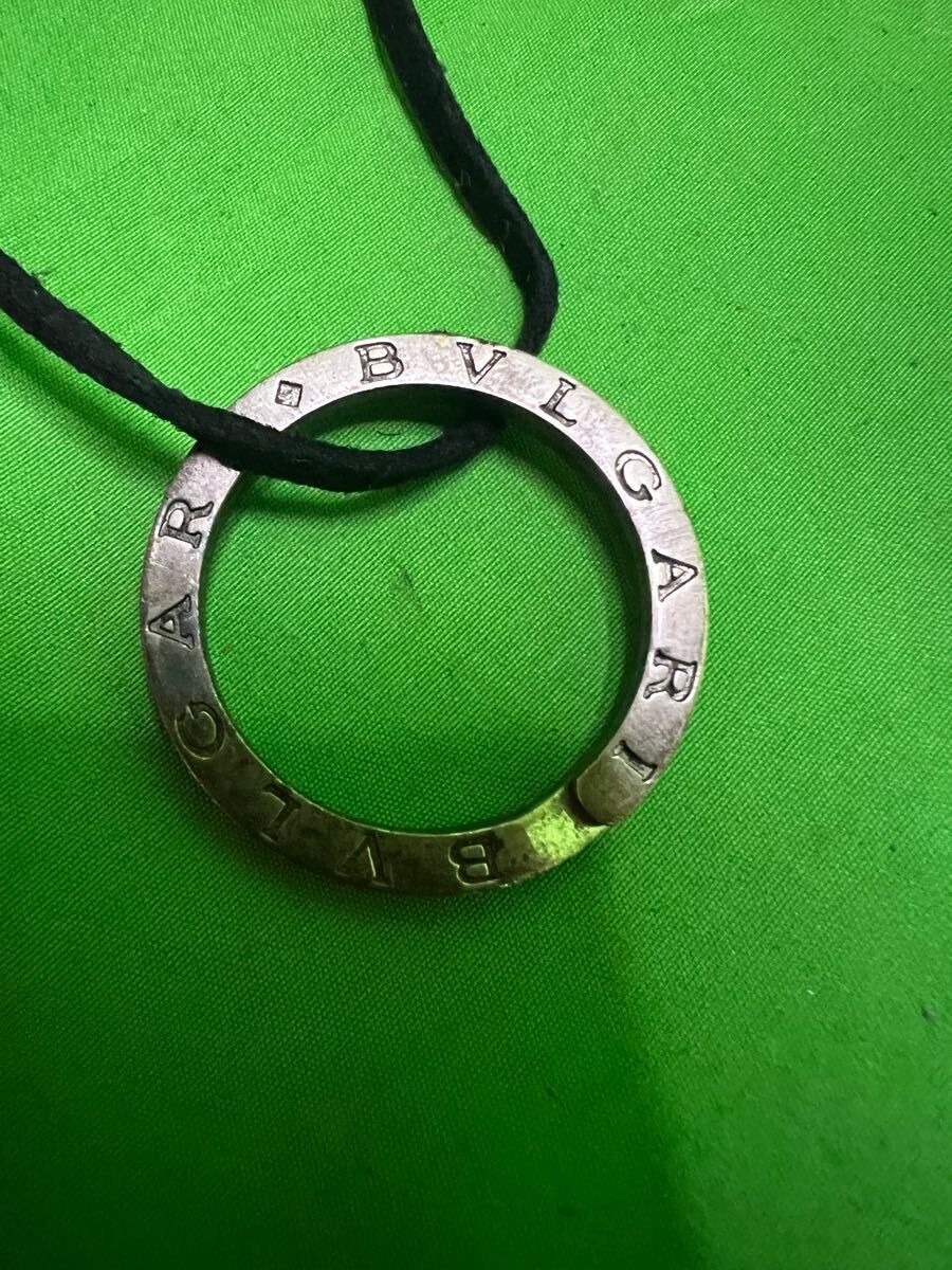 美品　BVLGARI ブルガリ　キーリング ペンダントトップ シルバー 925 美品 BVLGARI ブルガリ キーリング 925 ペンダントトップ