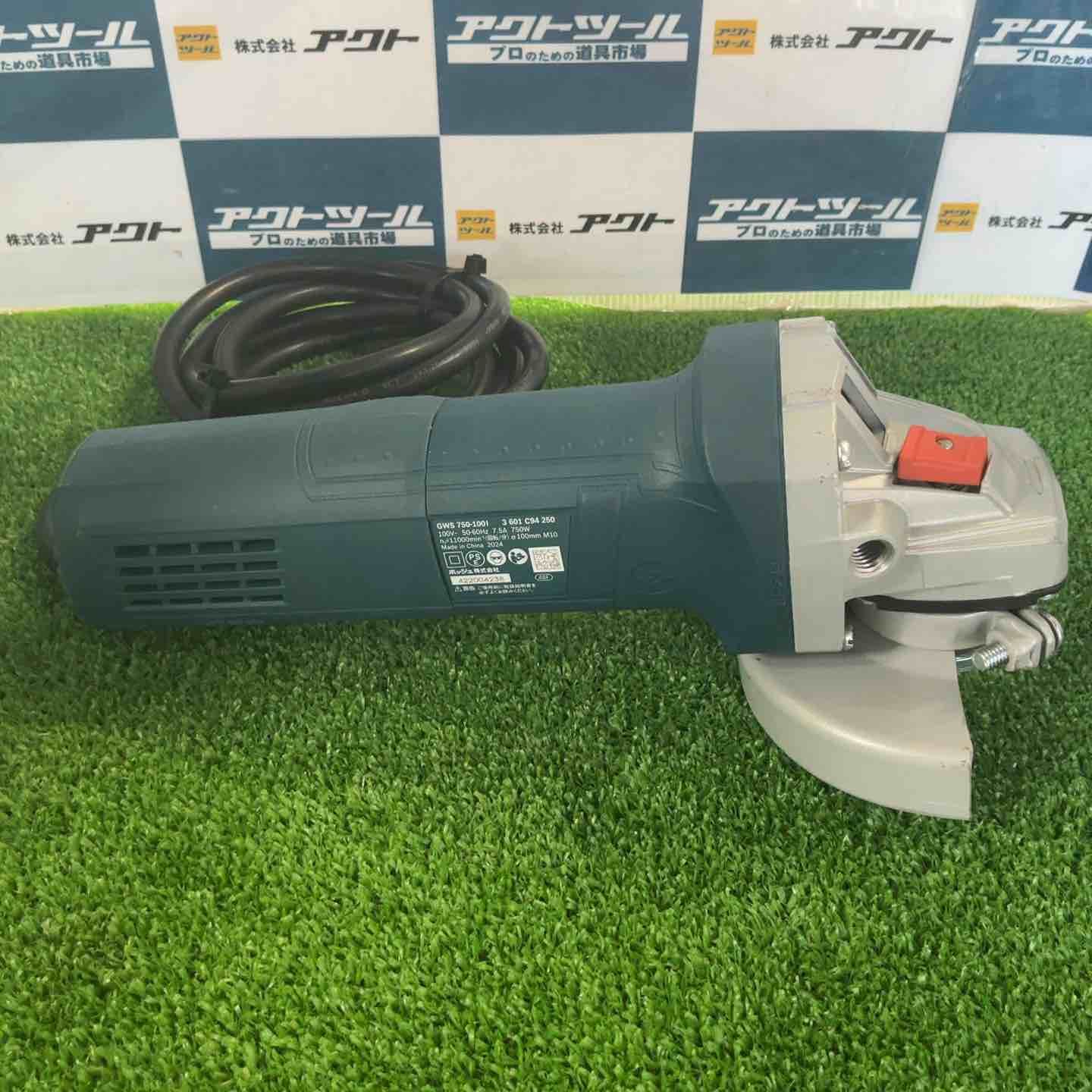  ボッシュ BOSCH 100 mmディスクグラインダー GWS 750 I グラインダー 研磨機