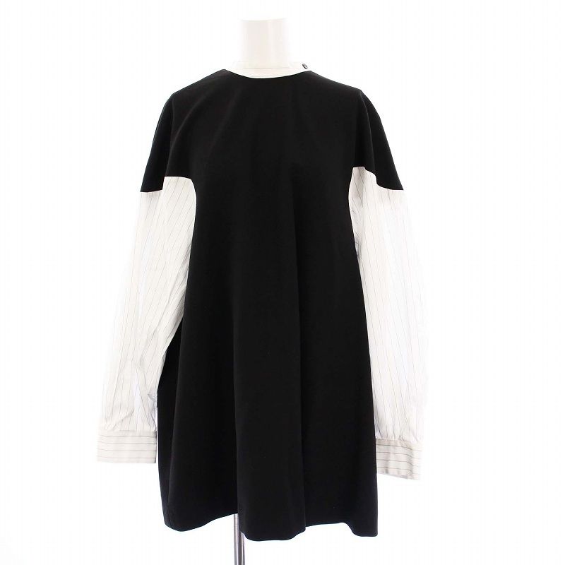 エンフォルド ENFOLD 22AW COMBI PULLOVER コンビプルオーバー シャツ 