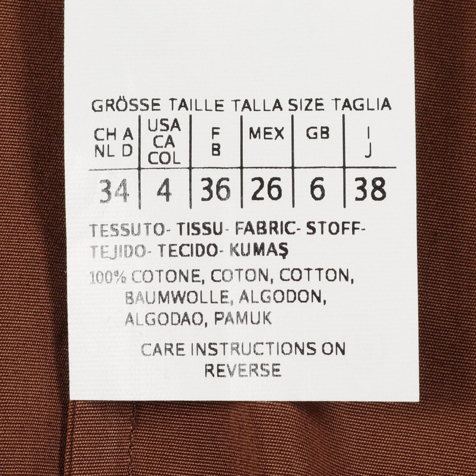 マックスマーラ MAX MARA ワンピース 12210872 ブラウン コットン