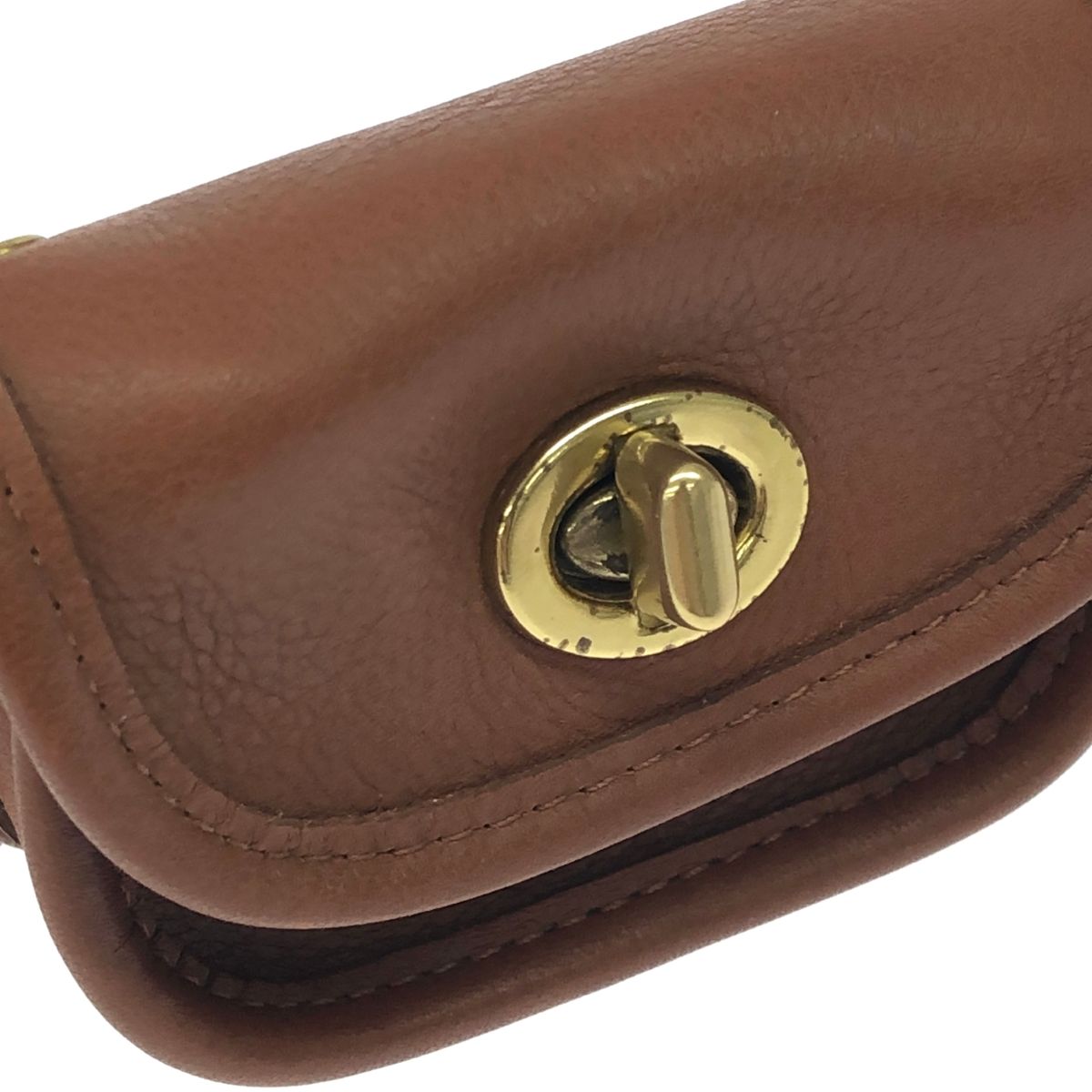 COACH オールドコーチ バッグモチーフ キーリング付コインケース 