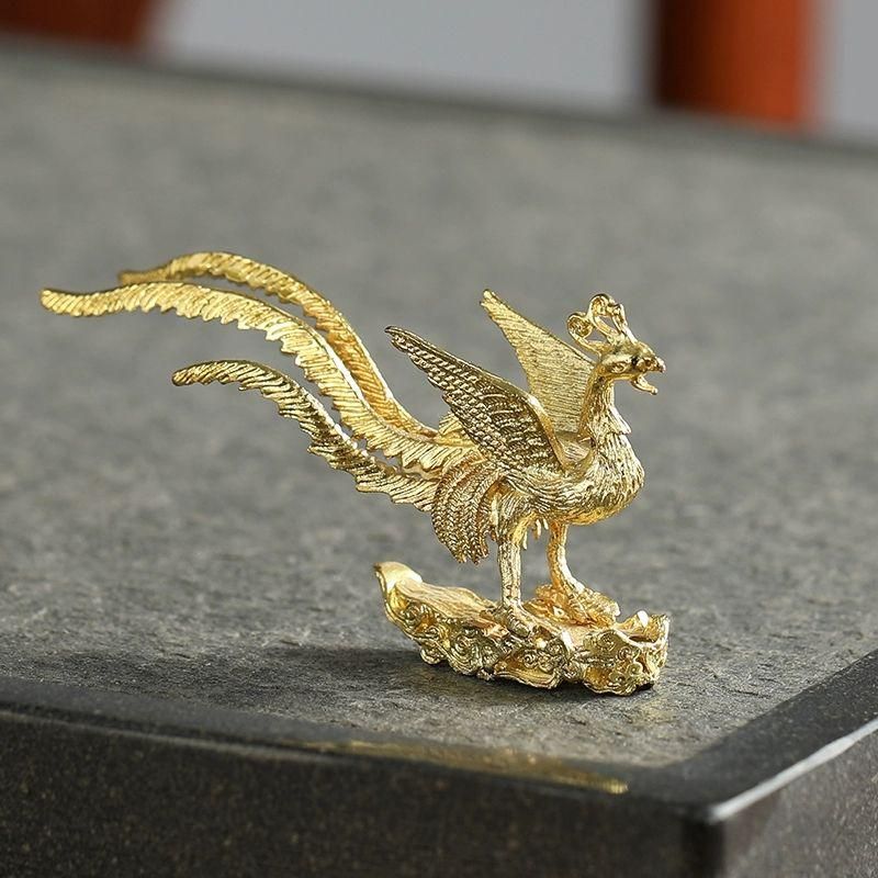 鳳凰香挿 香座 茶道具 香道具 装飾品現代工芸品 置物 - メルカリ