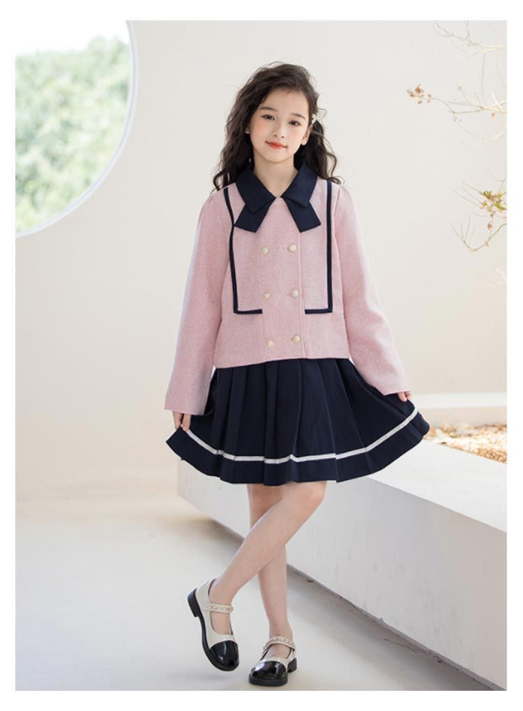 スーツ ツイード 七五三 子供服 ウェストゴム プリーツスカート セットアップ 子供スーツ リボン フォーマ 卒業式 入学式 ジャケット 卒園式 入学式 ピンク キッズスーツ セレモニー 子供服 スーツ 子供服 ツイード 春秋 美品 ノーカラーツイード