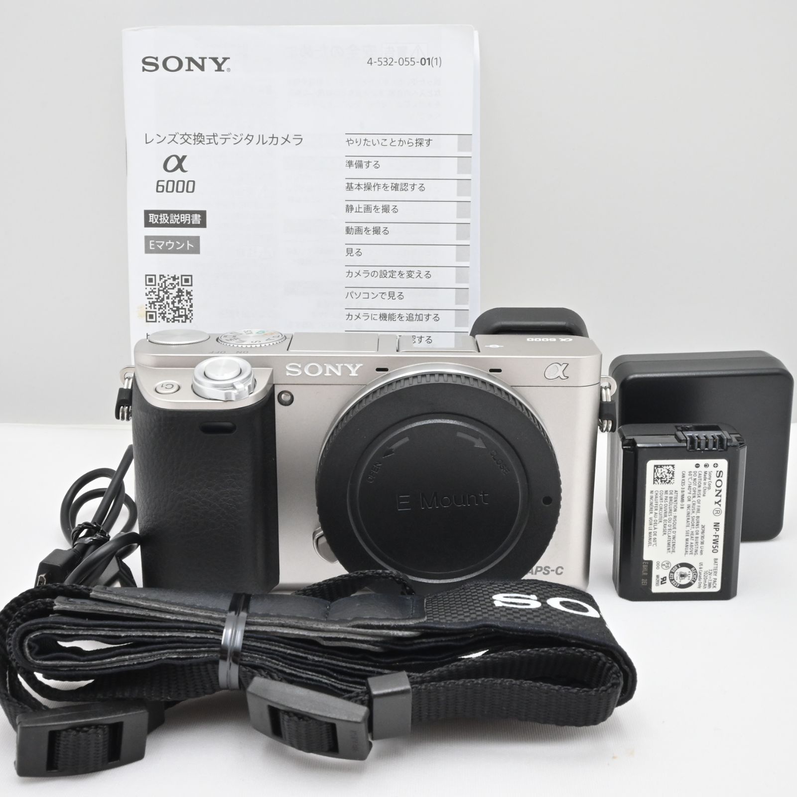 ショット数僅か『142』SONY ミラーレス一眼 α6000 ボディ シルバー ILCE-6000 S - メルカリ