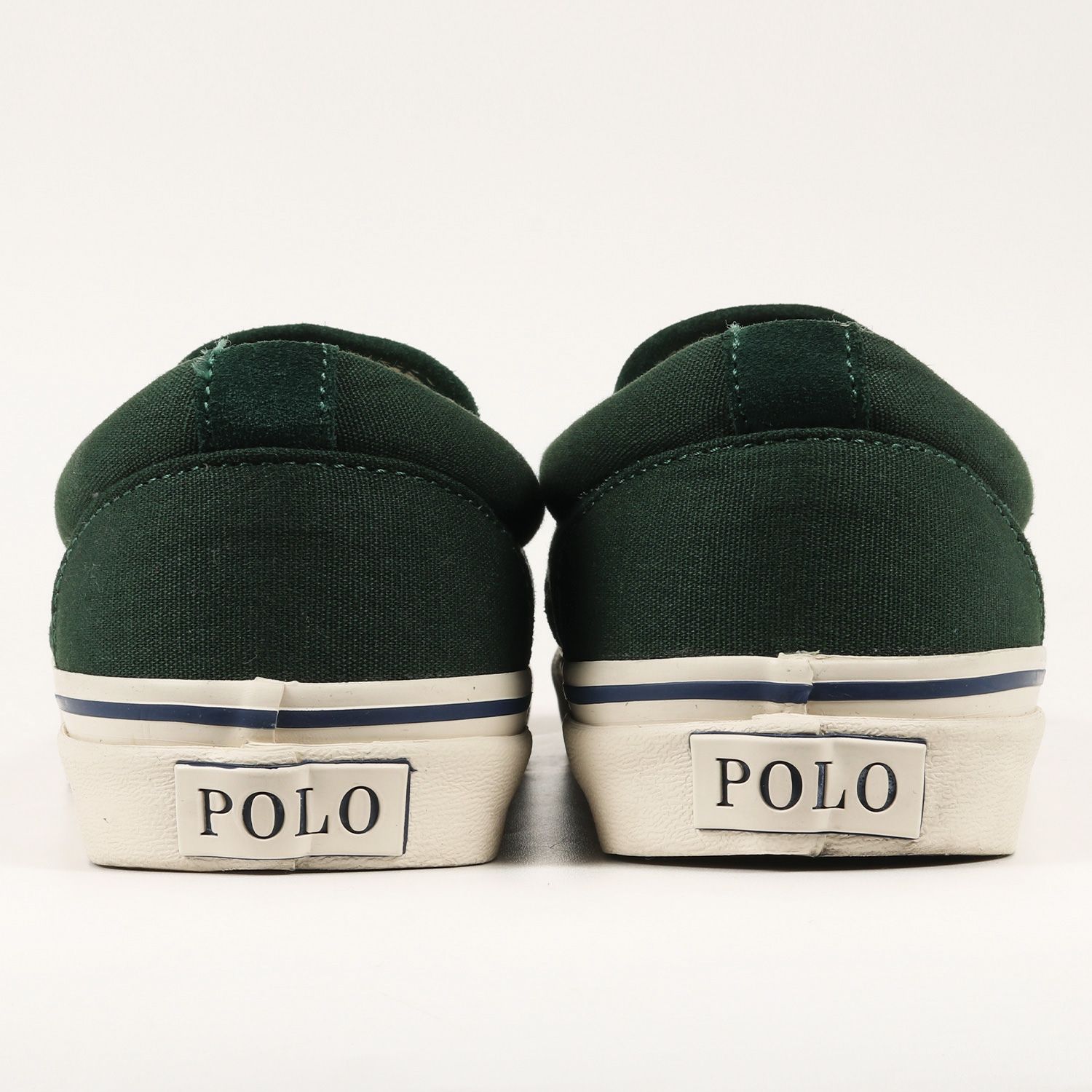 美品 POLO Ralph Lauren ポロ ラルフローレン ポロベア スリッポン 