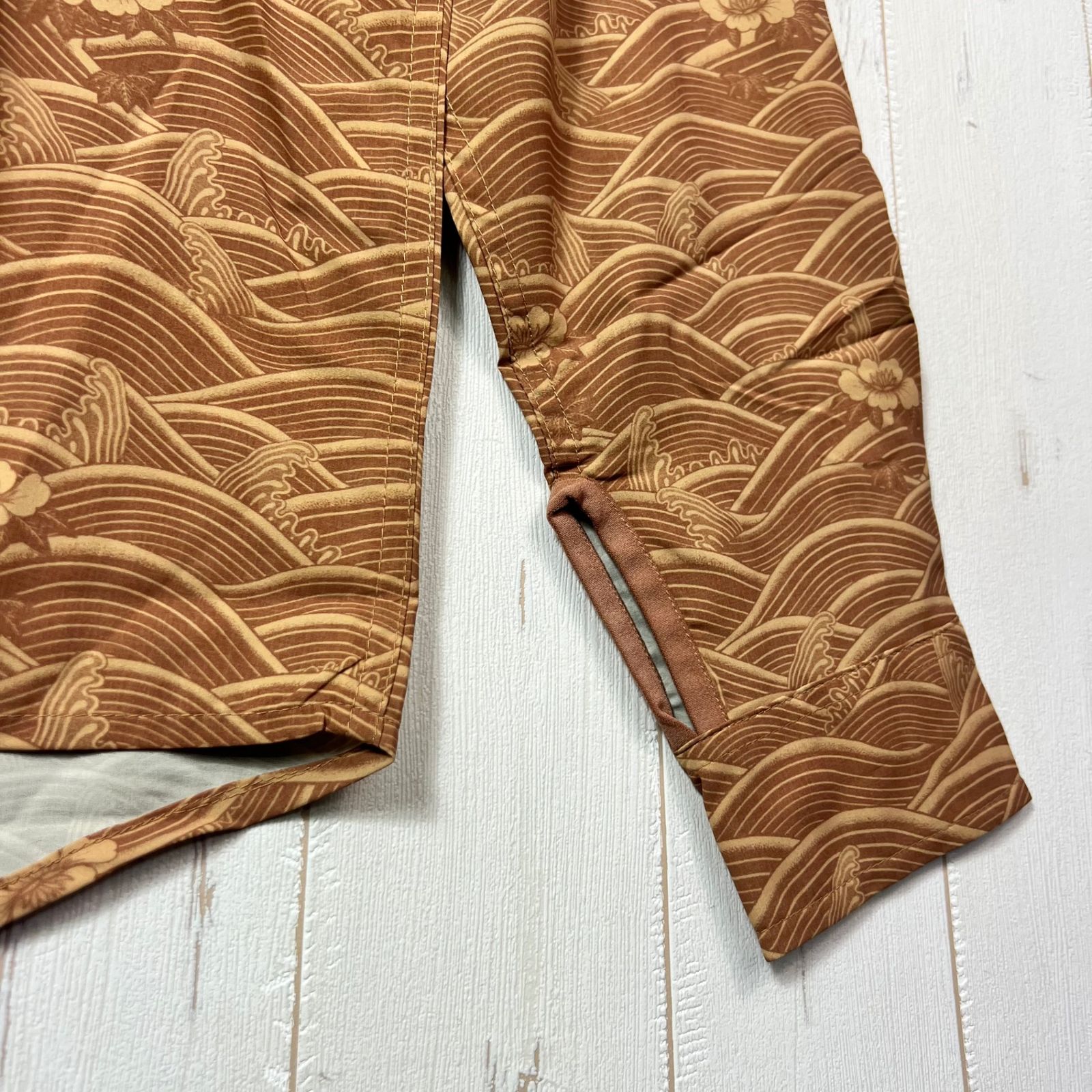 Women s L ブラウン系 Jolly Gear ジョリーギア トリプルクラウン ボタンダウン ロングスリーブ TRIPLE CROWN BUTTON DOWN LONG SLEEVE G en Waves ポリエステル ウェ