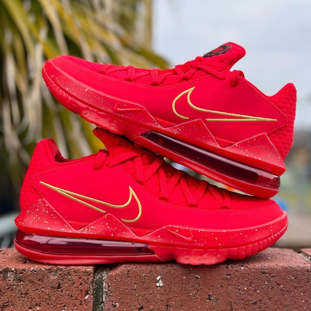 NIKE LEBRON XVII LOW PH EP 'UNIVERSITY RED' ナイキ レブロン 17 ロー ユニバーシティレッド  【MEN'S】 university red/metallic gold CD5009-600