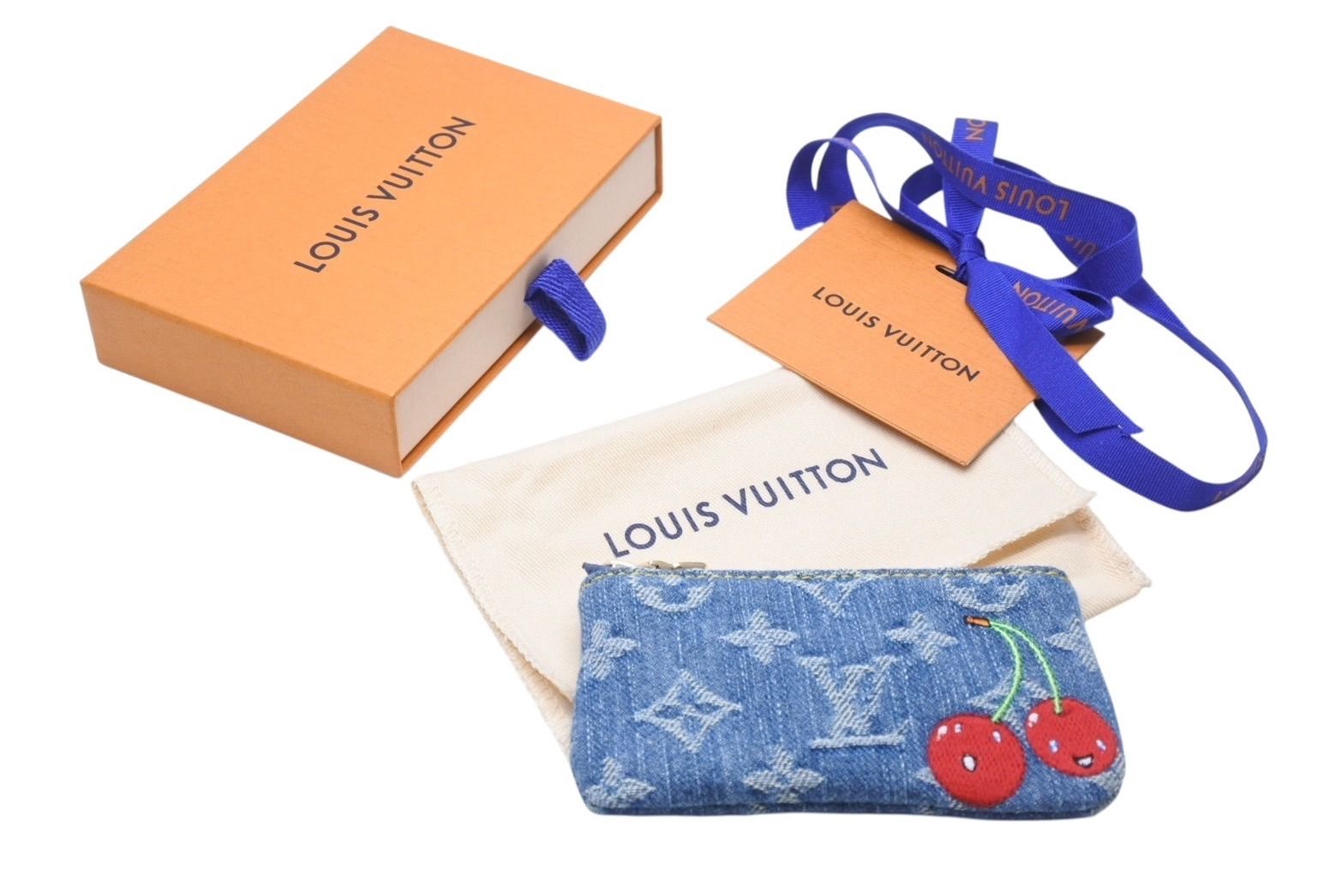 新品未使用 LOUIS VUITTON ルイヴィトン モノグラム デニム カードキー  