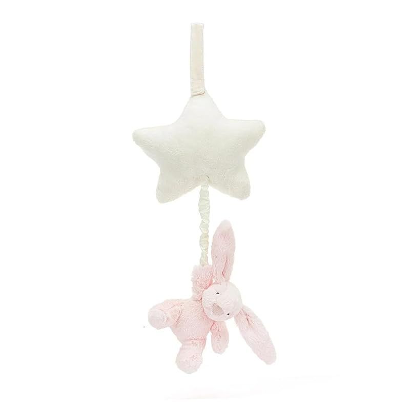 jellycat ジェリーキャット パシュフル ピンクバニー スターミュージカルプル ウサギのベッドメリー 1