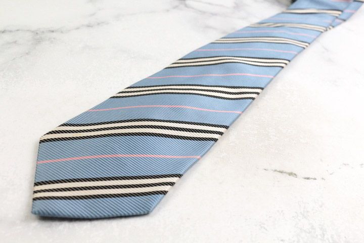 美品✨BURBERRY BLACK LABEL ネクタイ ノバチェック　水色 BURBERRY BLACK LABEL - BURBERRY バーバリーブラックレーベル ノバ