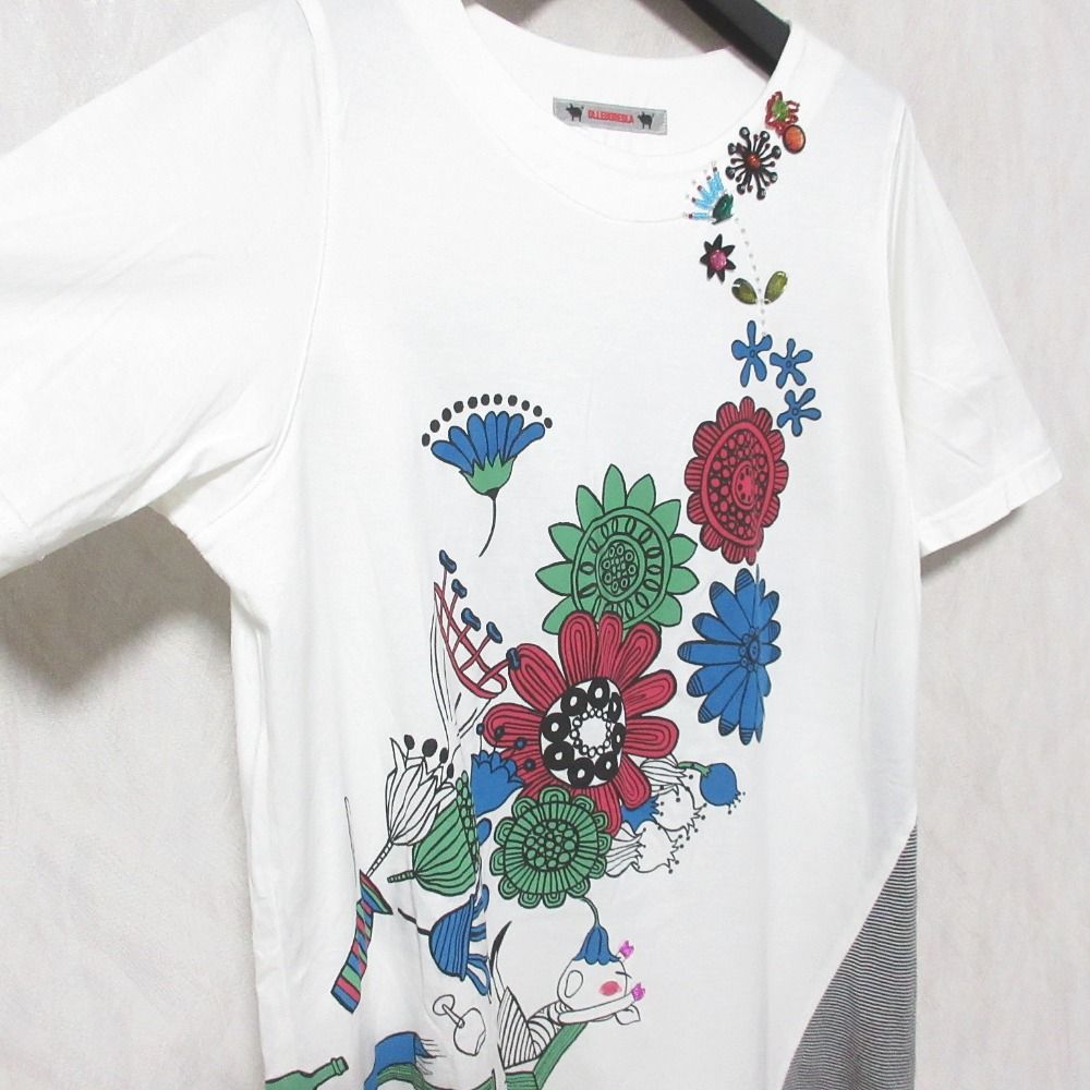 美品 OLLEBOREBLA アルベロベロ オレボレブラ ぶたさん 刺繍