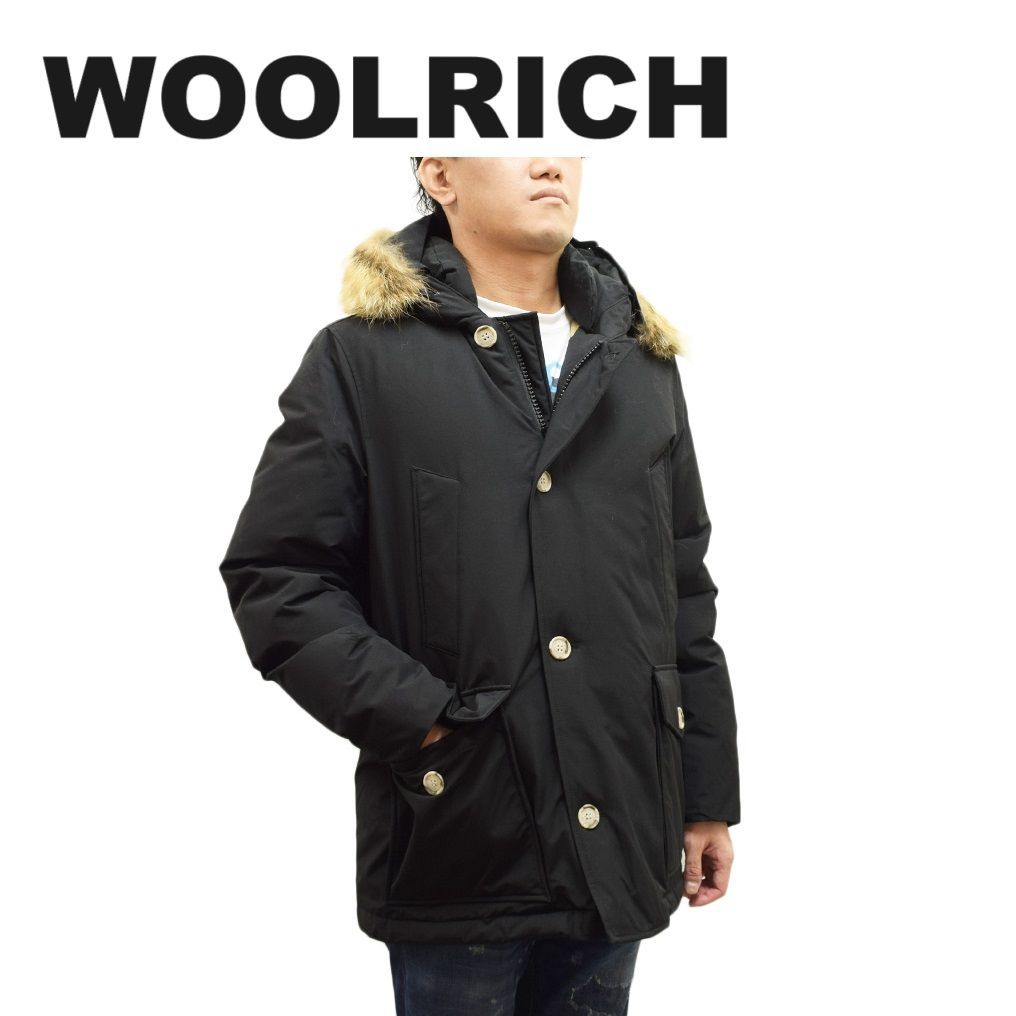 WOOLRICH ウールリッチ CFWOOU0484MRUT0001-BLK ARCTIC DETACHABLE FUR ANORAK ダウンコート メンズ