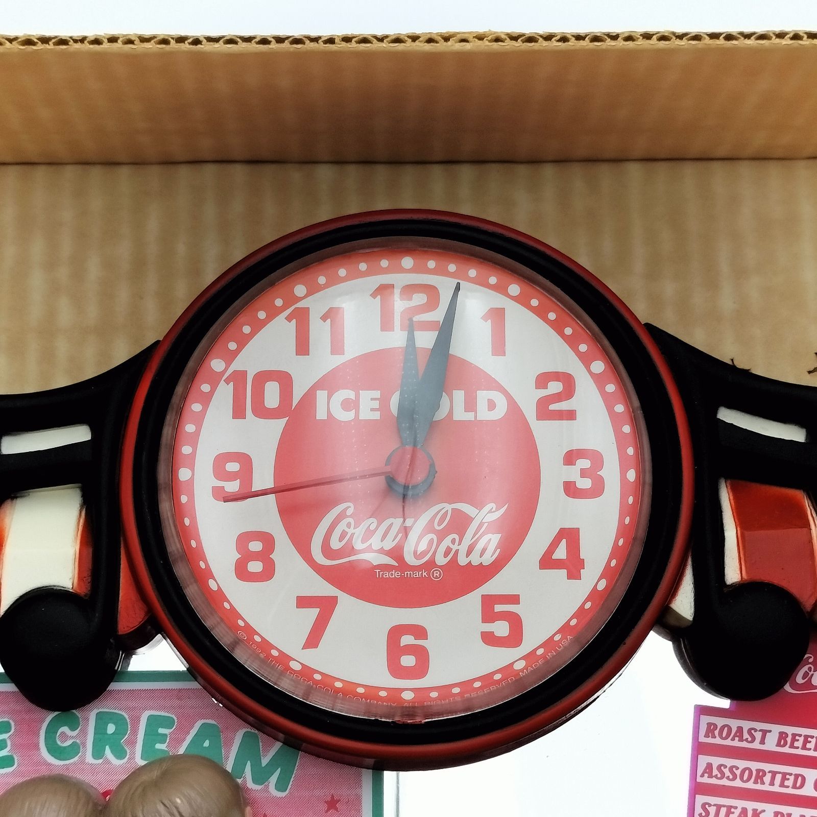 【専用】Coca-Cola ビンテージ掛け時計 USA製 コカコーラ Coca Cola 掛け時計、壁掛け時計｜インテリア時計｜家具