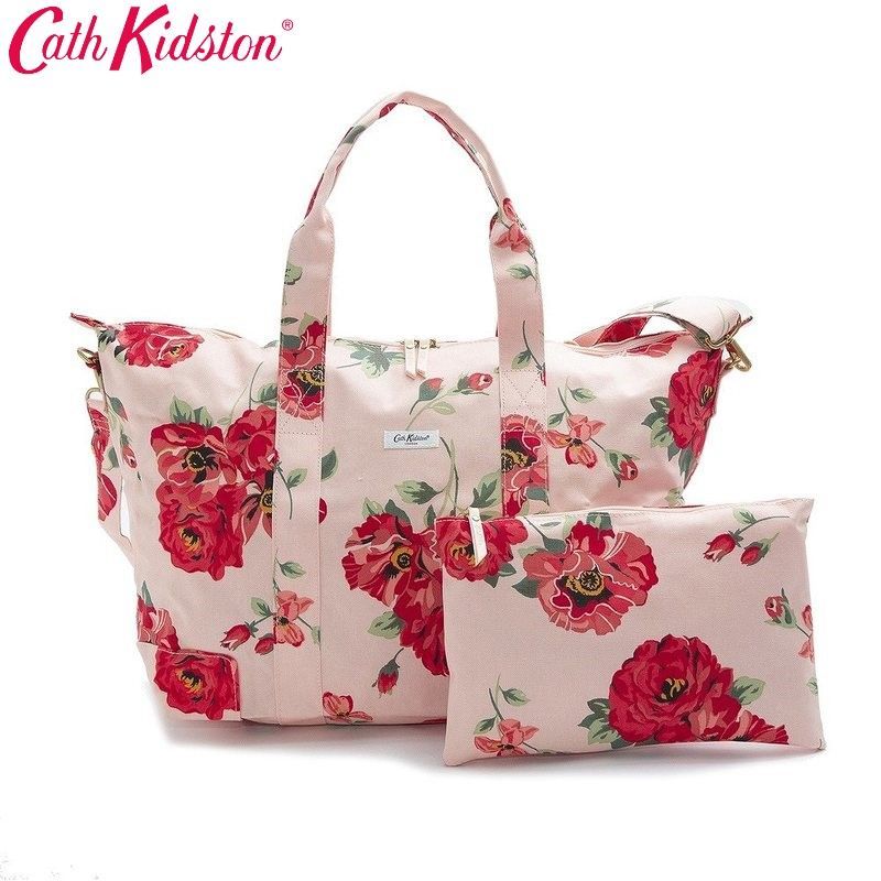 SALE／80%OFF】 新品 Cath Kidson 折り畳めるボストンバッグ