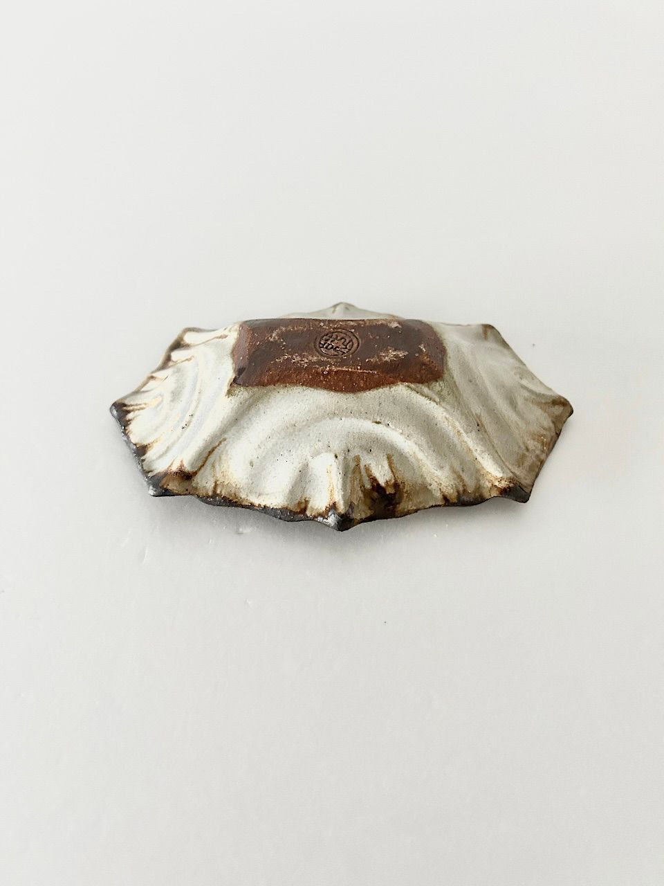 藤原純 純ホワイト ハート鉢 小鉢 4枚セット タブ鉢 白｜藤原純