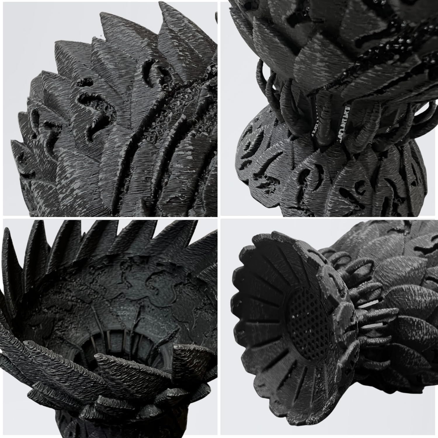 園芸用品 3Dプリンター鉢 3Dプリント鉢 植木鉢 作家鉢 ロングポット 深
