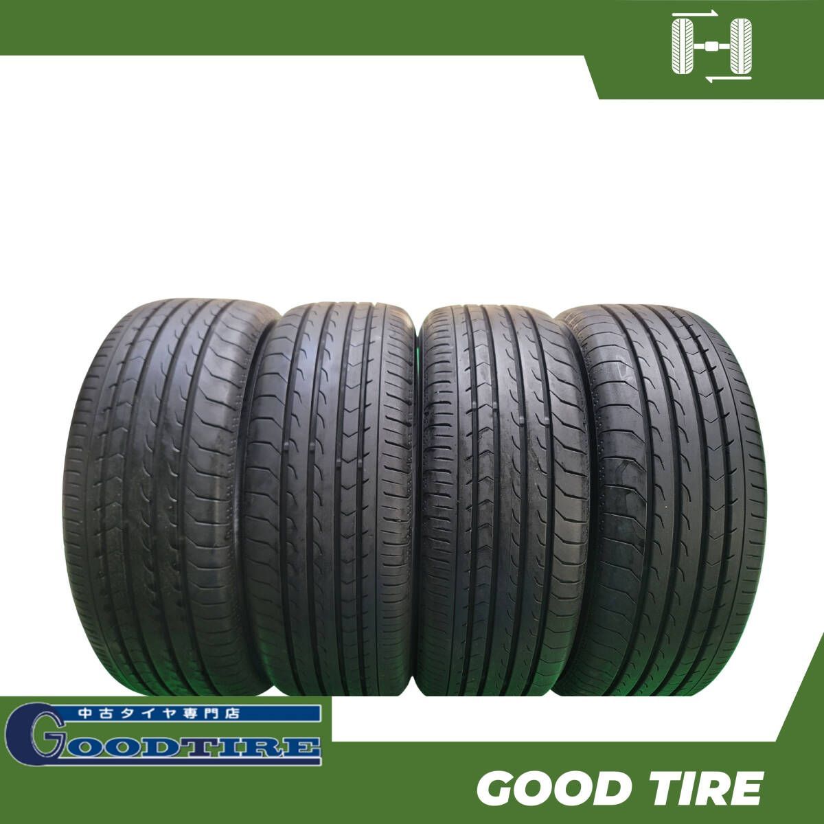 205|55R17 ヨコハマ BLUEARTH-RV VR03 2025年製 夏用 4本セット 8分山 タイヤ タイヤ ステップワゴン Aクラス A1 ゴルフ S6915