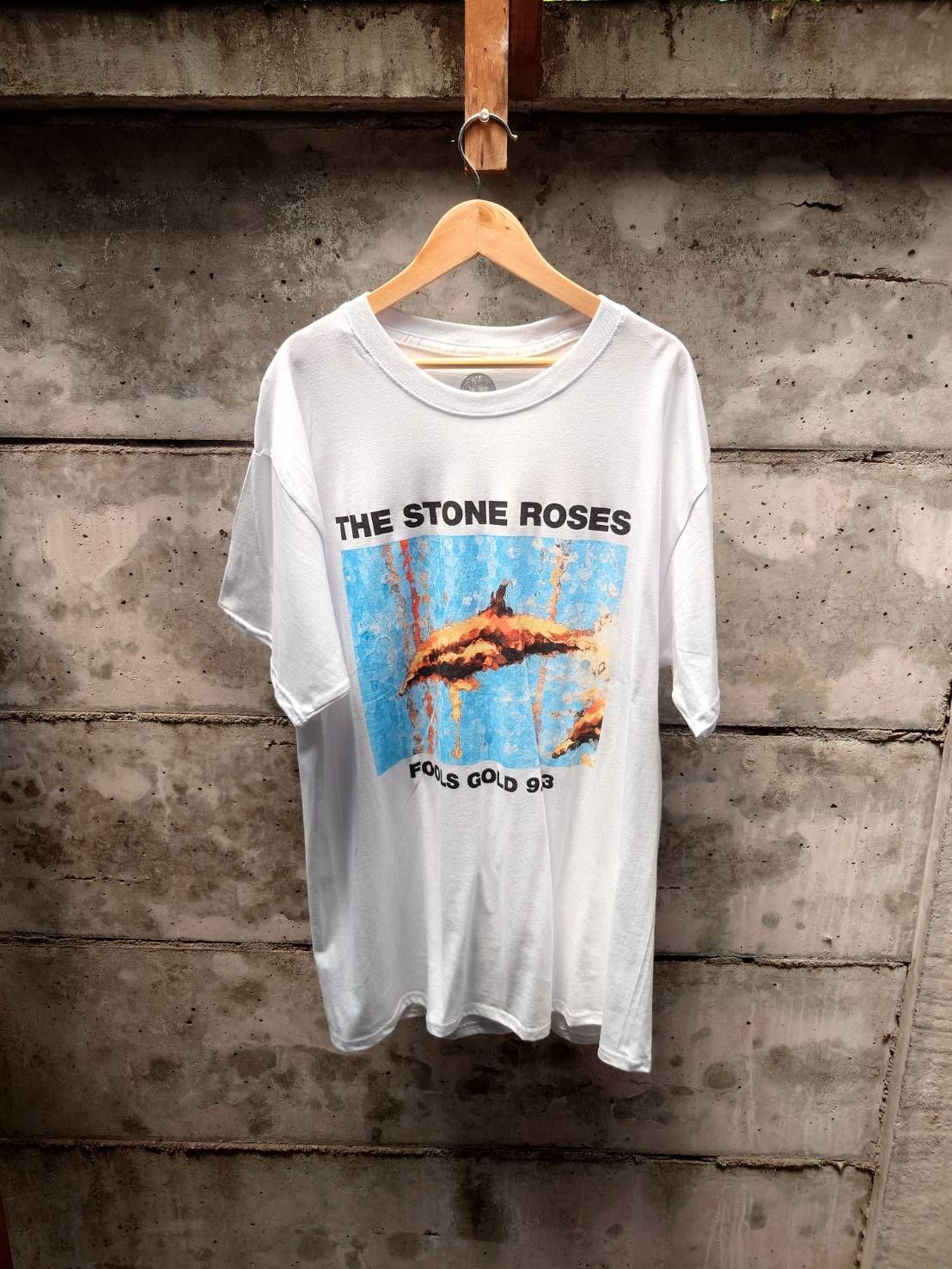 STONE ROSES 公式　Fools Gold Tシャツ　L The Stone Roses Fools Gold T Shirt – Paradiso Clothing