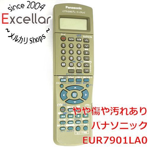 bn:10] Panasonic VHS・DVDリモコン EUR7901LA0 - 家電・PCパーツの