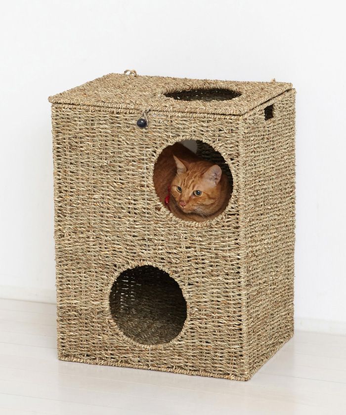 特大ＳＡＬE キャットプレイハウス 猫用 ちぐら かご ペット 猫 ペット用品 おしゃれ 休憩 室内用ペットハウス