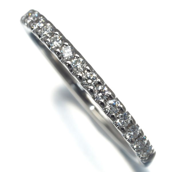 4℃ リング ダイヤ ダイヤモンド 0.210ct 10号 ハーフエタニティ Pt950  