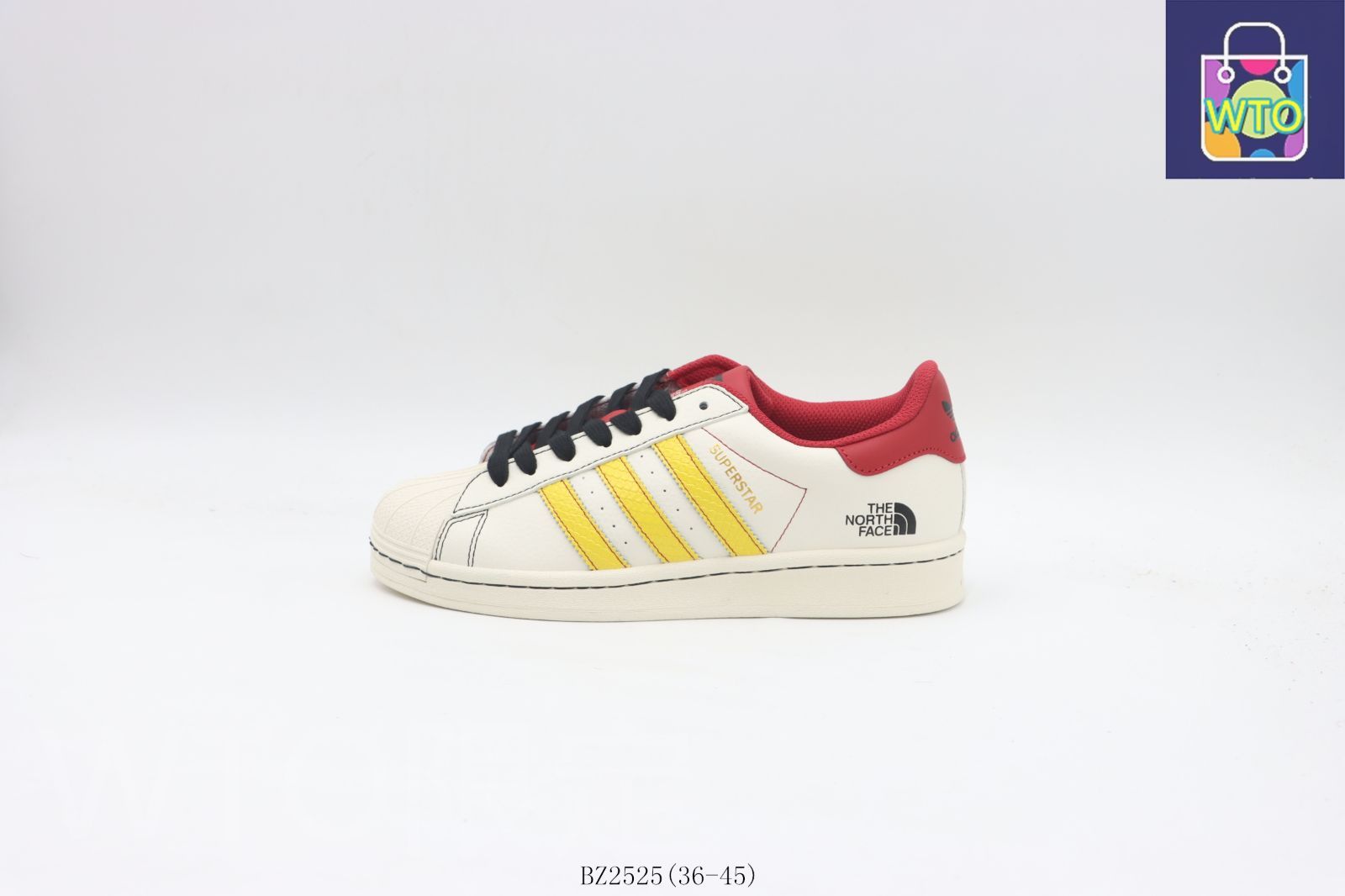 今日 アディダス Adidas スケートシューズ BZ2525 ホワイト イエロー レッド-WTO輸入2