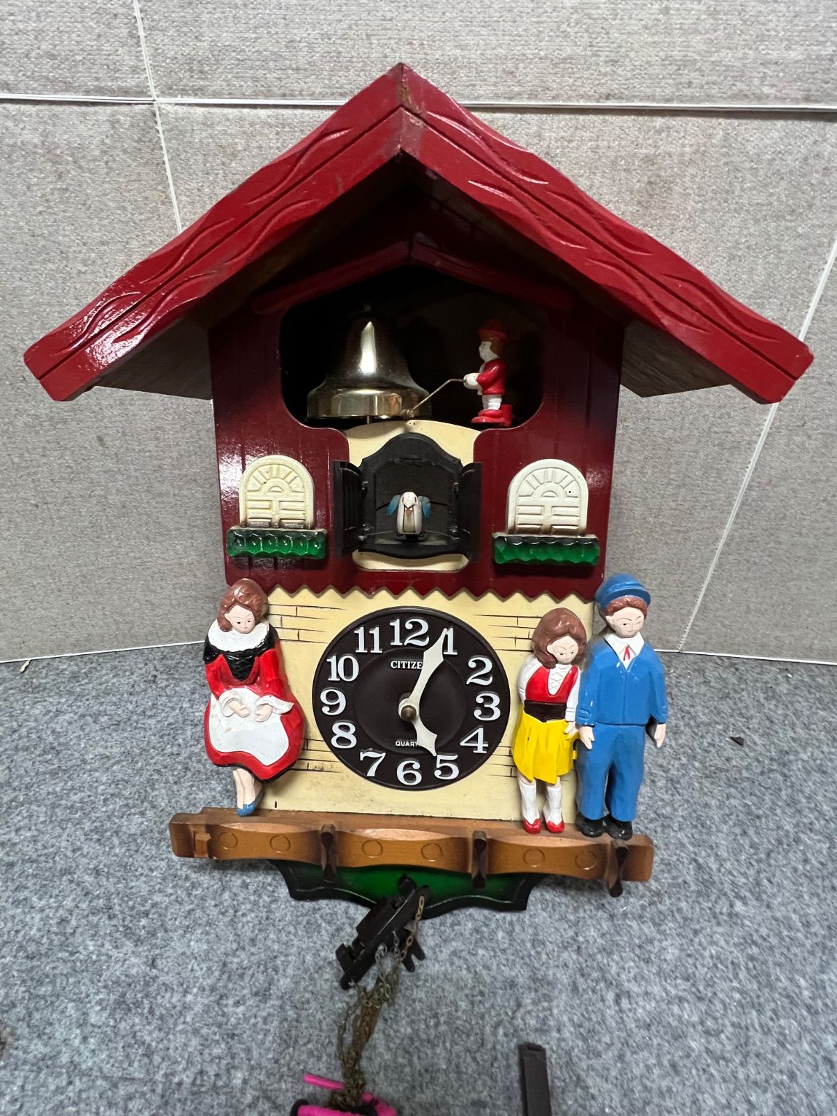 鳩時計　シチズン　リズム時計　４MJ707-0　CITIZEN　カッコージュニア CITIZEN シチズン 鳩時計 鳩時計 シチズン リズム時計 4MJ707-0