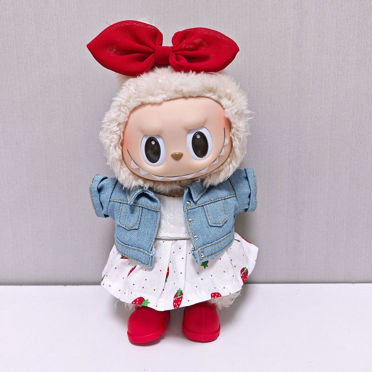 ラブブ&着せ替え服 楽天市場】Labubu ラブブ 着せ替え服 15cm ドール用 衣装 二代