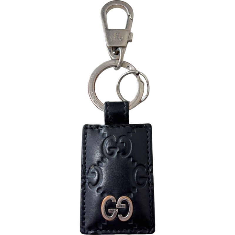 GUCCI グッチ 478136 グッチシマ キーリング メンズ キーホルダー 金具  