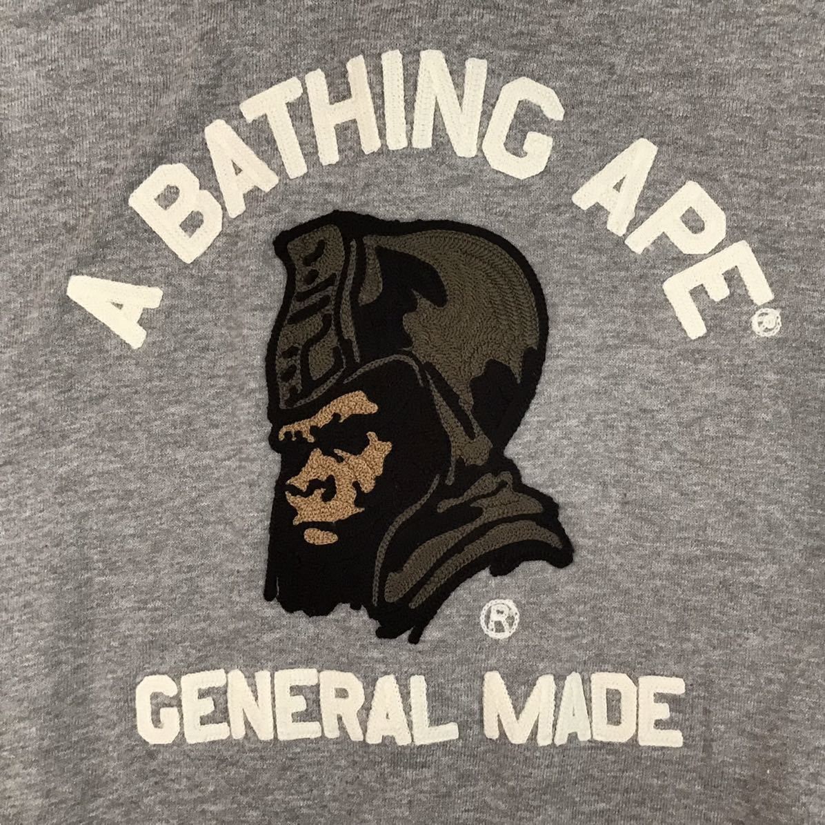 APE エイプ GENERAL MADE スウェット スタジャン General スウェット スタジャン Mサイズ a bathing ape BAPE