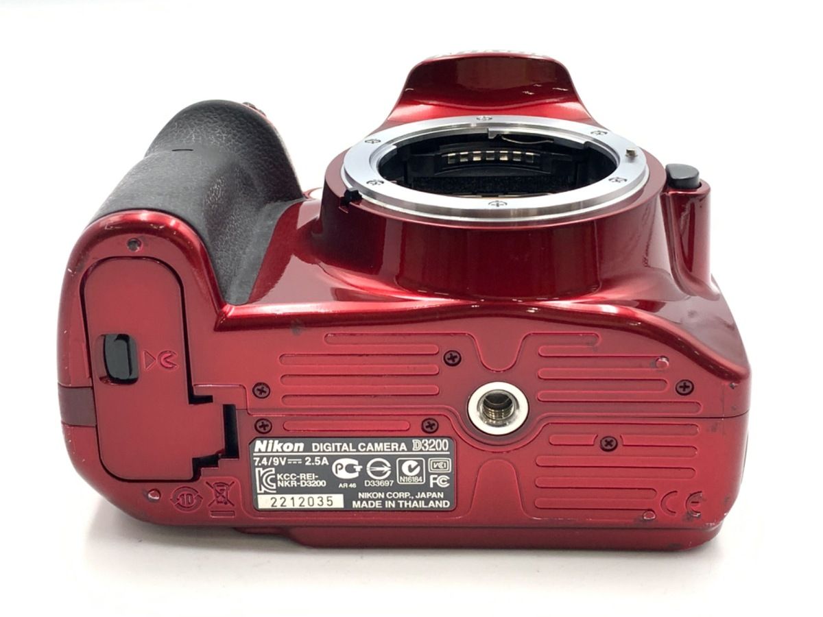 中古】 【並品】 ニコン D3200 ボディ レッド - メルカリ