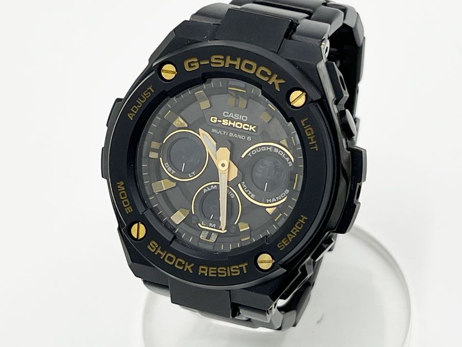 新品 正規品 G-STEEL Gスチール タフソーラー 時計 CASIO カシオ G-SHOCK ジーショック 腕時計 ブラック シルバー 黒 銀 ソーラー ウォッチ CASIO カシオ G-STEEL Gスチール 電波ソーラー メンズウォッチ 腕時計
