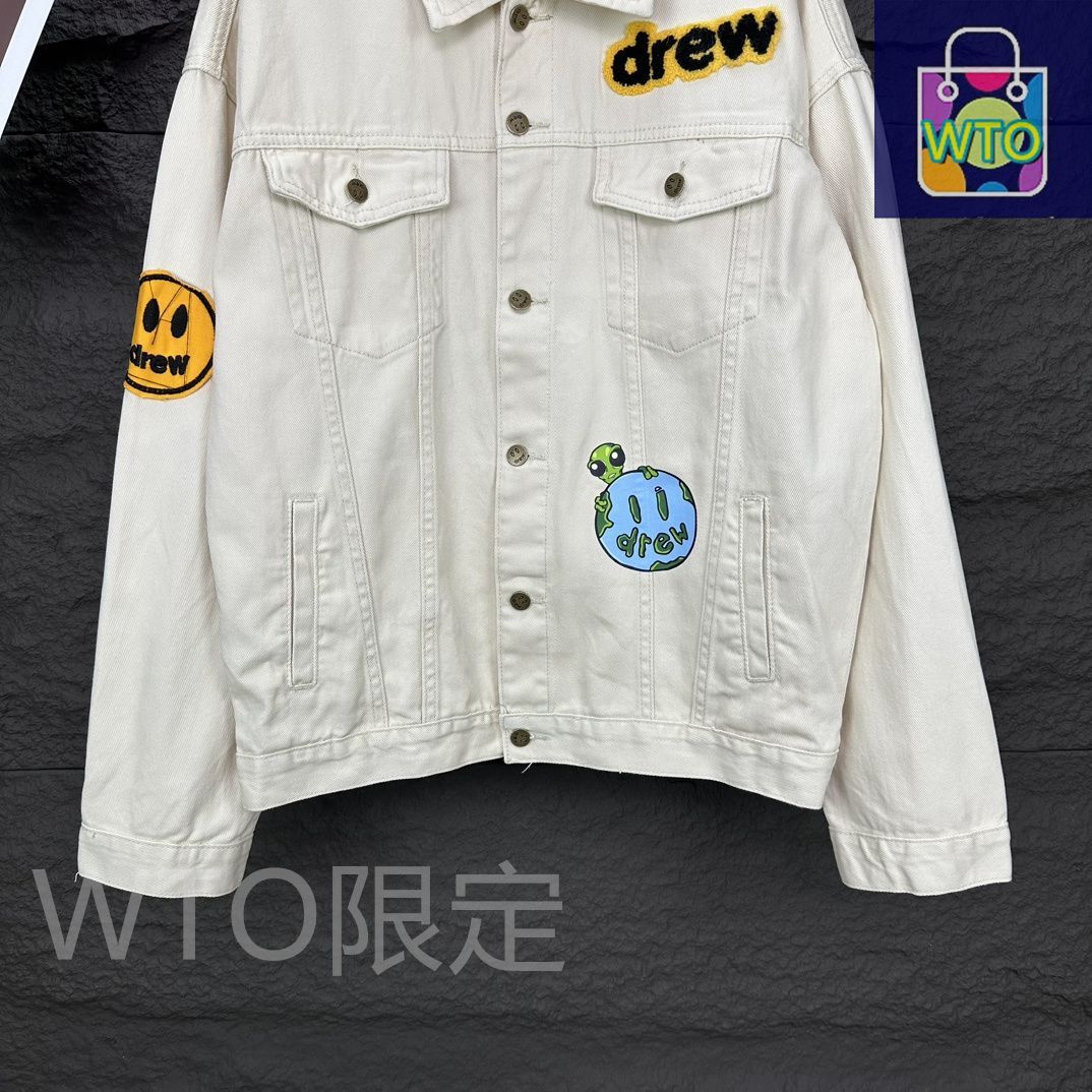 【新品未使用】drew houseダメージデニムジャケット drew house ドリューハウス ダメージデニム