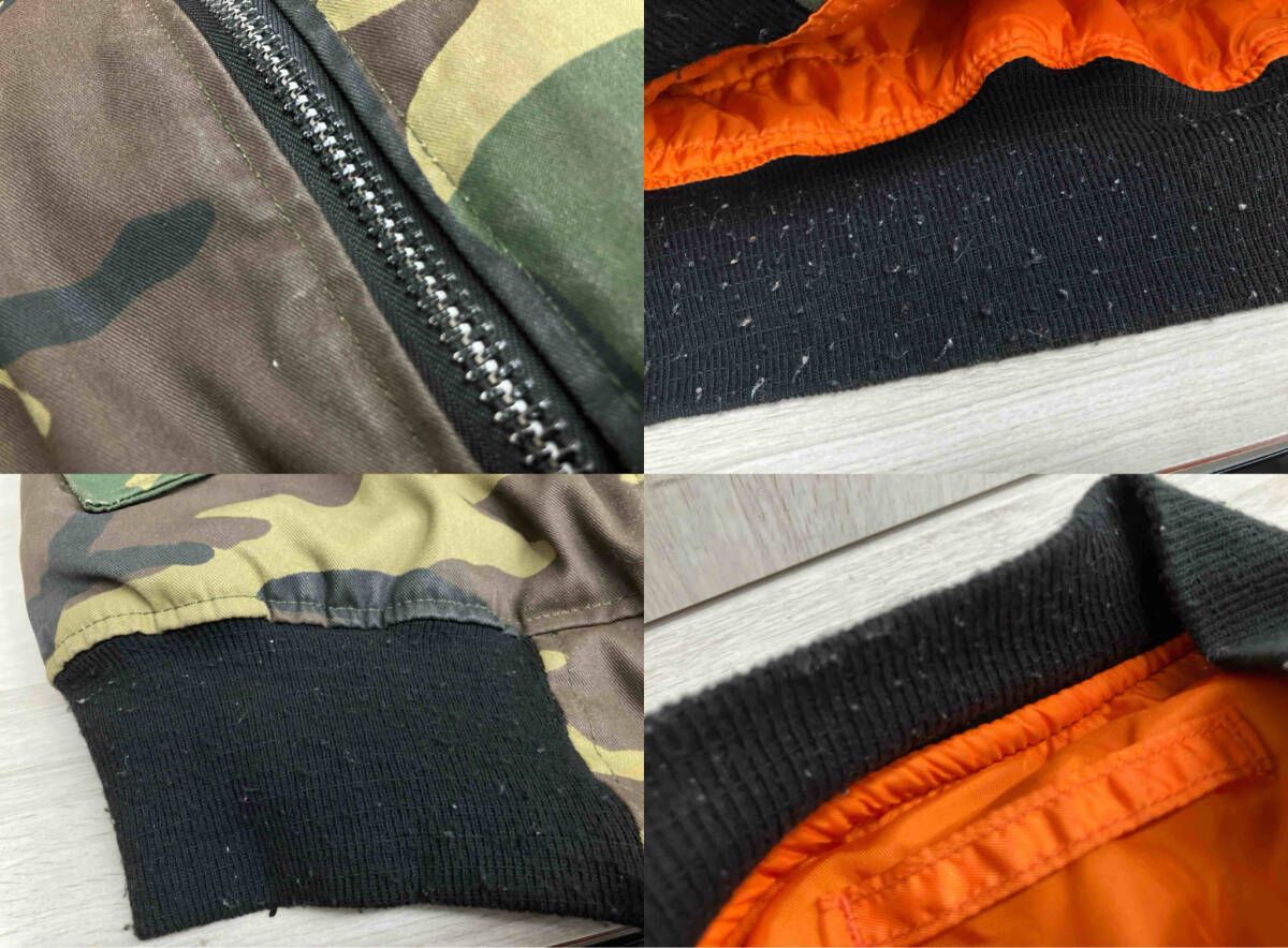 アルファ アルファインダストリーズ 迷彩 MA-1 カモ ゆうさん