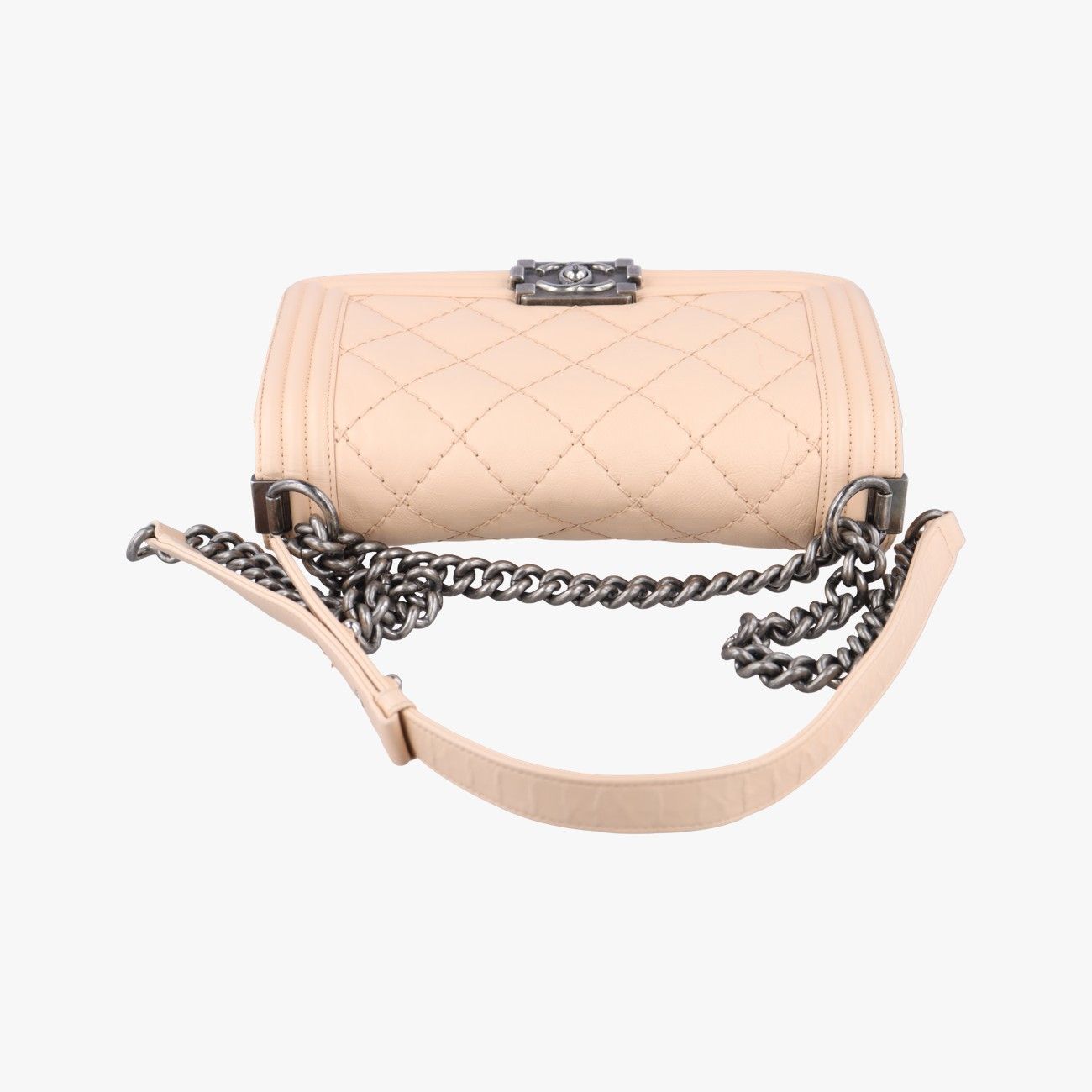 シャネルChanelボーイシャネルベージュレザーA9210518989190