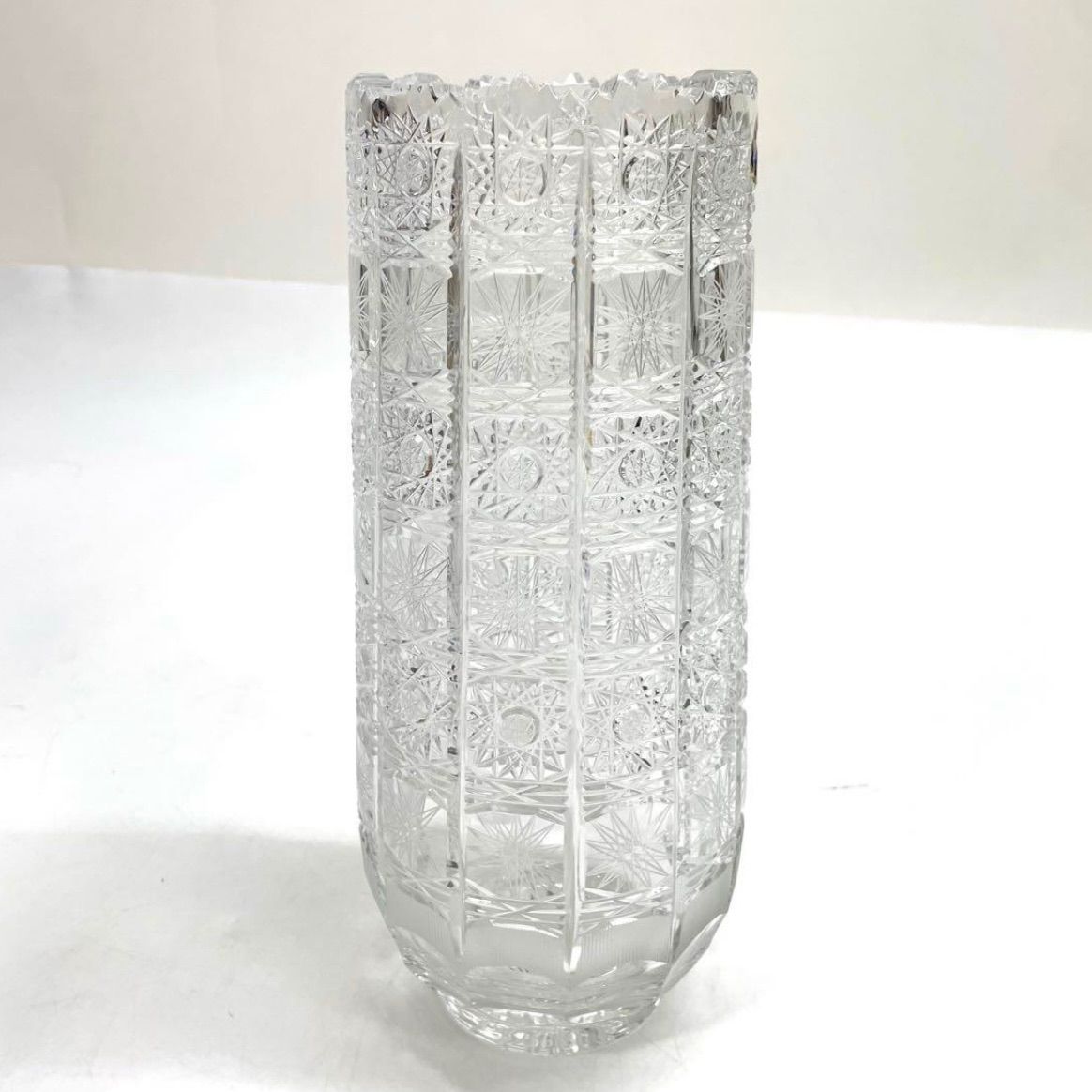 BOHEMIA クリスタルガラス 花瓶 専用箱付き 新品・未使用】BOHEMIAガラス 花瓶 木製ボックス付き 新品 ボヘミア